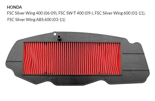 FILTRO AIRE AUTOTEC HONDA SILVERWING 400/600 (13889)